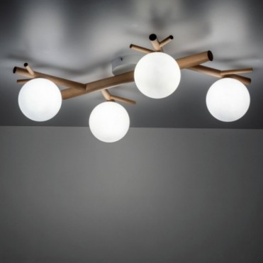 SHERON loftlampe med 4...