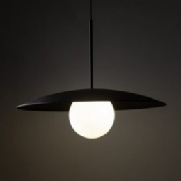SLATE GLASS pendellampe – sort