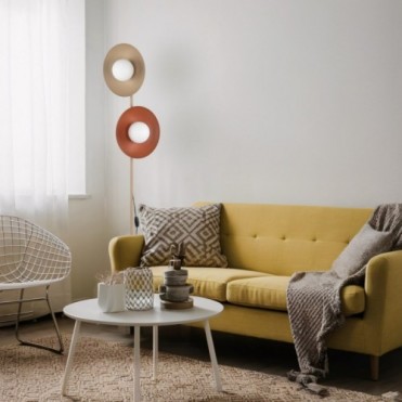 SLATE MIX GLASS gulvlampe &ndash;...