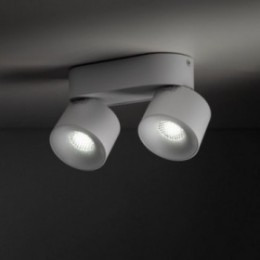 SPARK DUO CCT LED spotlampe til loftet &ndash; hvid