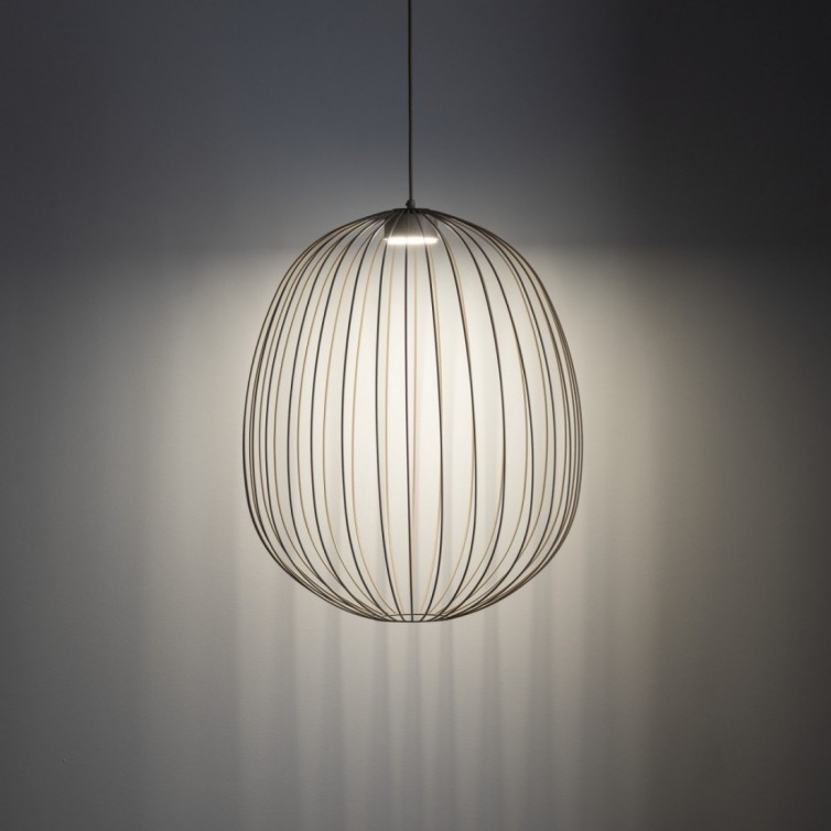 SPHERA L pendellampe – sandfarvet