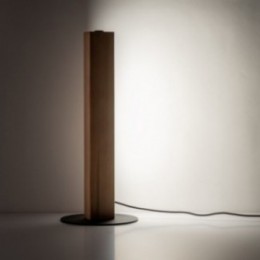 TEO LED bordlampe – sort/fyrretræsfarvet
