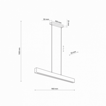 TEO LED pendellampe &ndash; beige