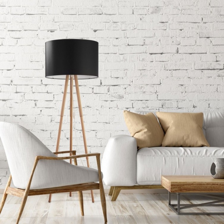 TOKYO gulvlampe – fyrretræsfarvet – 50 cm