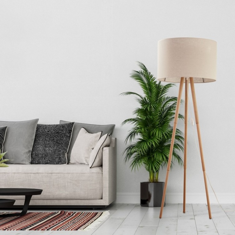 TOKYO gulvlampe – fyrretræsfarvet – 50 cm