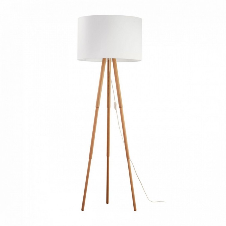 TOKYO gulvlampe &ndash; fyrretr&aelig;sfarvet &ndash; 50 cm