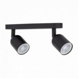 TOP spotlampe til loftet med 2 lyskilder – sort