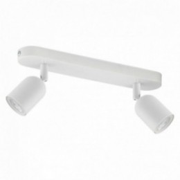 TOP spotlampe til loftet med 2 lyskilder – hvid