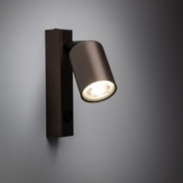 TOP 1 væglampe – 14.5 cm – brun