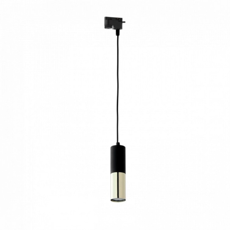 TRACER 1 skinnespot 1-faset &ndash; sort/guldfarvet