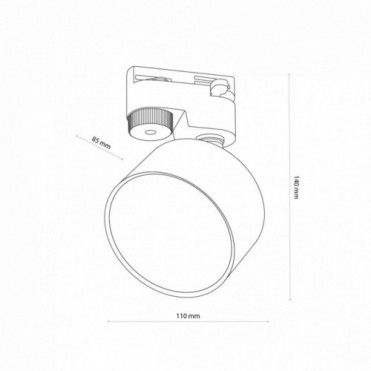 TRACER skinnelampe 1-faset...