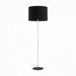 UMBERTO gulvlampe – sort/guldfarvet – 50 cm