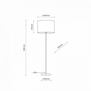 UMBERTO gulvlampe &ndash;...