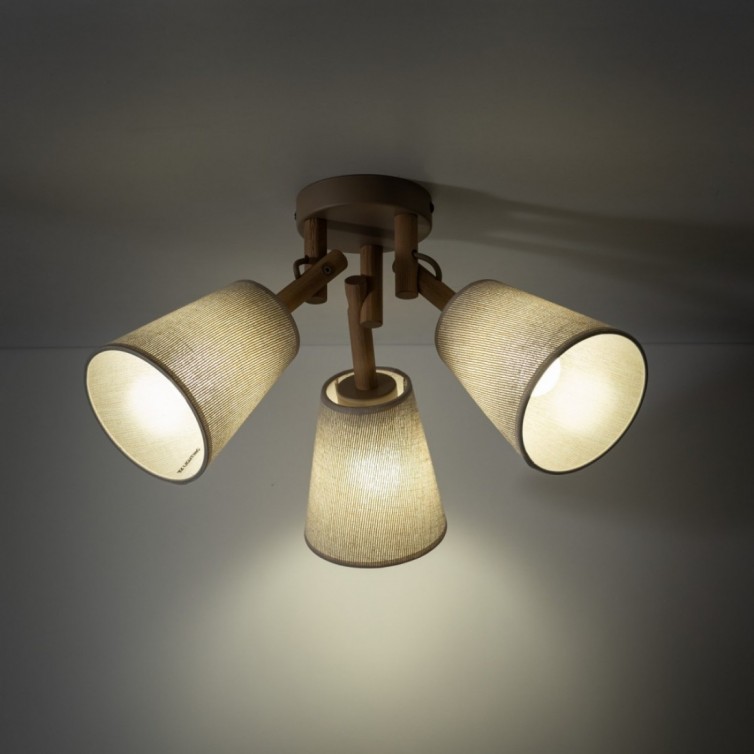 VAIO loftlampe med 3 lyskilder – sandfarvet