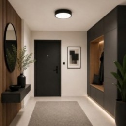 VELIS LED loftlampe – 24 watt – sort