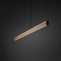 VIGA WOOD LED pendellampe – fyrretræsfarvet – 120.5 cm