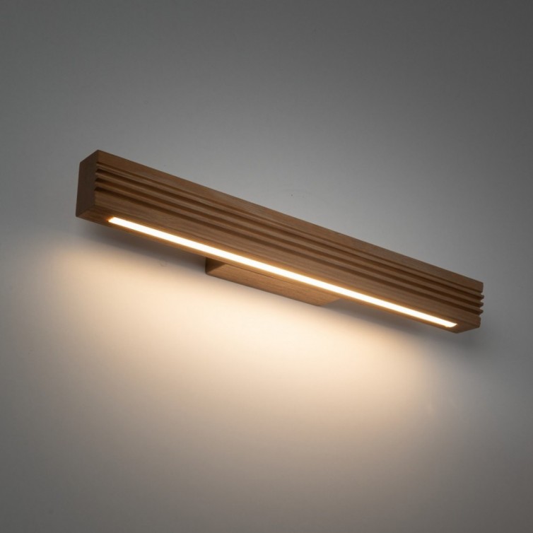 VIGA WOOD LED væglampe – fyrretræsfarvet