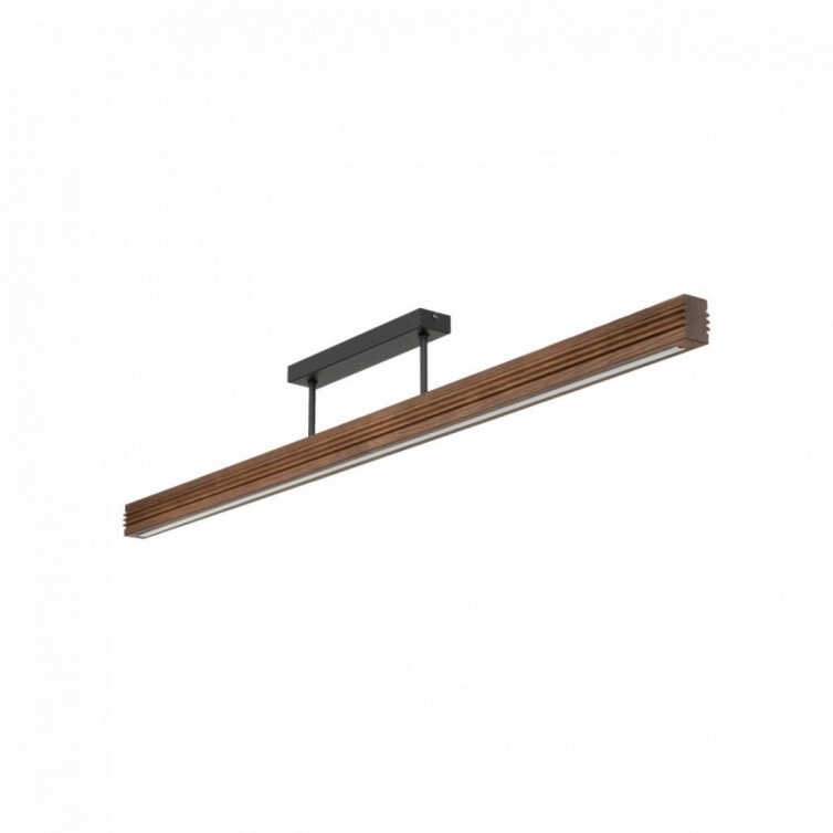VIGA WOOD LED loftlampe – valnøddefarvet/fyrretræsfarvet