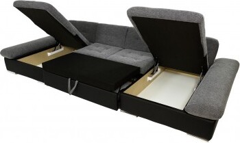 stor FANTINO U-Sofa samt sovesofa med opbevaringsrum stor FANTINO U-Sofa samt sovesofa med opbevaringsrum