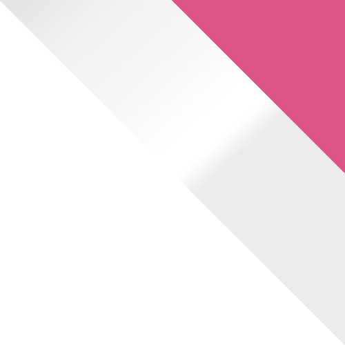 Hvid / Hvid Glans + Rosa