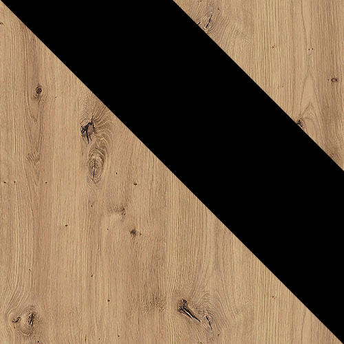 Artisan Eg / Artisan Eg + Sort Mat