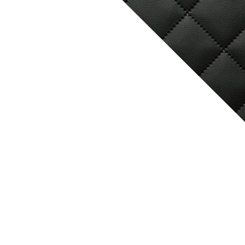 Hvid / Hvid + PU l&aelig;der Soft Quilt 011