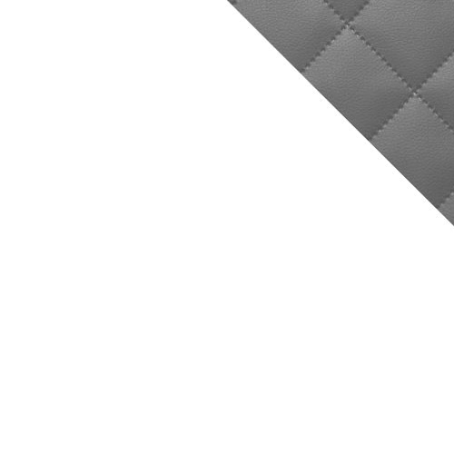 Hvid / Hvid + PU l&aelig;der Soft Quilt 020