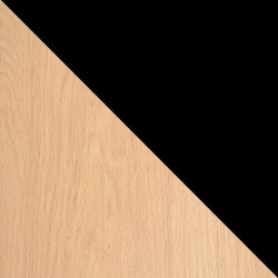 naturlig / sort