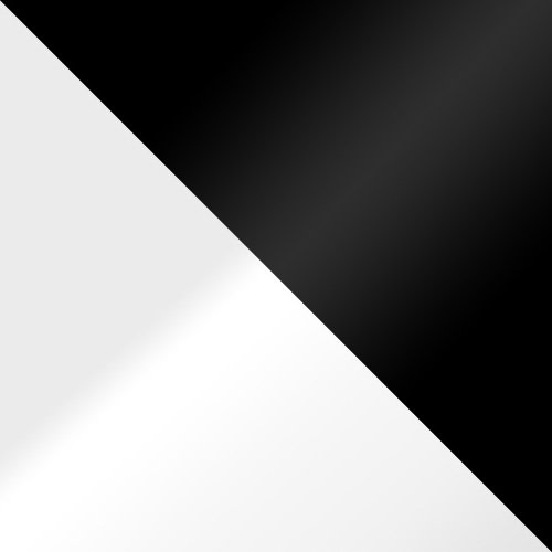 Hvid H&oslash;jglans / Sort H&oslash;jglans