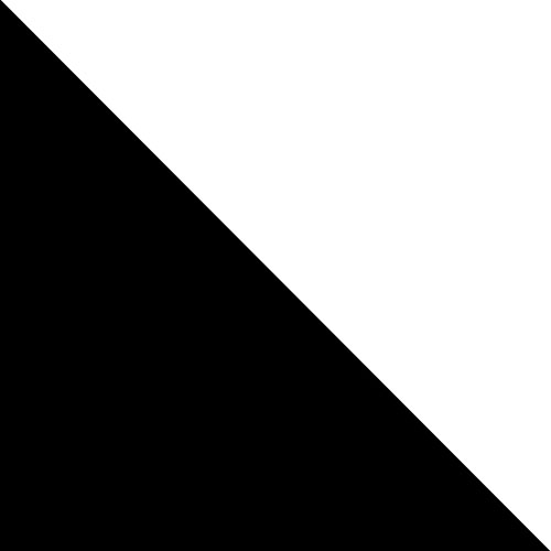 Sort / Hvid mat