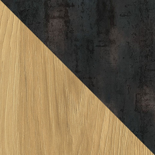 Hikora Natur / Raw Steel / Silk Flou