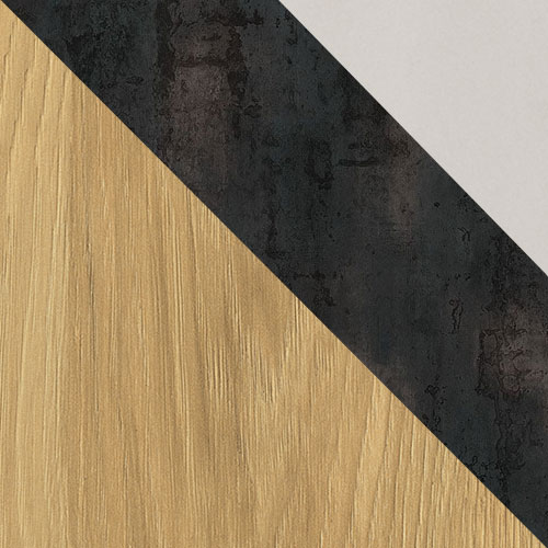 Silk Flou / Hikora Natur / Raw Steel